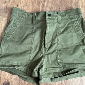 Madewell Olive Green Women's Shorts